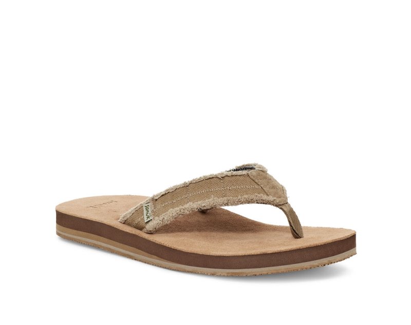 Tong Sanuk Fraid Not Soft Top Eco-Friendly Homme - Marron BXASUD240